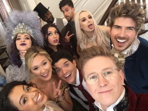 Tyler Oakley Instagram - ESCAPE THE NIGHT (S2) WATCH PARTY: Friday (7/21) 2pm PT on twitch.tv/tyleroakley - SEE YOU THEN!! 👹🔪🩸