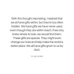 Tyler Perry Instagram - Quote from “Higher is Waiting” - Page 66