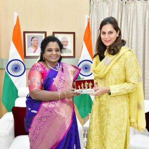 Upasana Kamineni Instagram - Met with the Honorable Tamilisai Soundararajan Garu, the esteemed Governor of Telangana. Getting a deeper understanding of what she is doing for tribal welfare has really touched my heart.❤️ 
Kudos to u Ma’am, for your remarkable work. 🙏🏼✨
@tamilisaisoundararajan 
#tribalwelfare #telanganagovernor