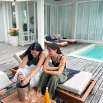 Urassaya Sperbund Instagram - เปลี่ยน office space สักสองสามวัน #ทำงานอยู่จริงๆ 😆 Cape Fahn Hotel