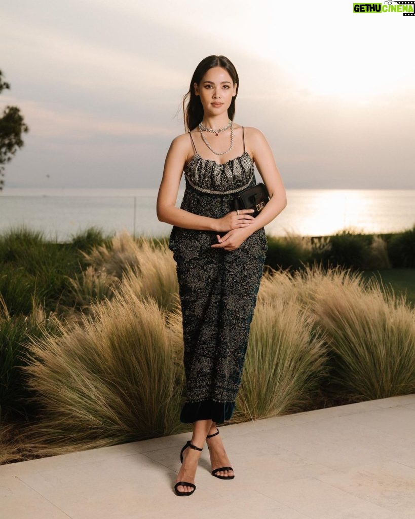 Urassaya Sperbund Instagram - What an experience 🫶🏼 dressed in stunninggg creations, bathed under the Greek sun, and being immersed into the beautiful world of @francescaamfitheatrof 💓 thank you so much for having me #lvdeeptime #lvhighjewelry