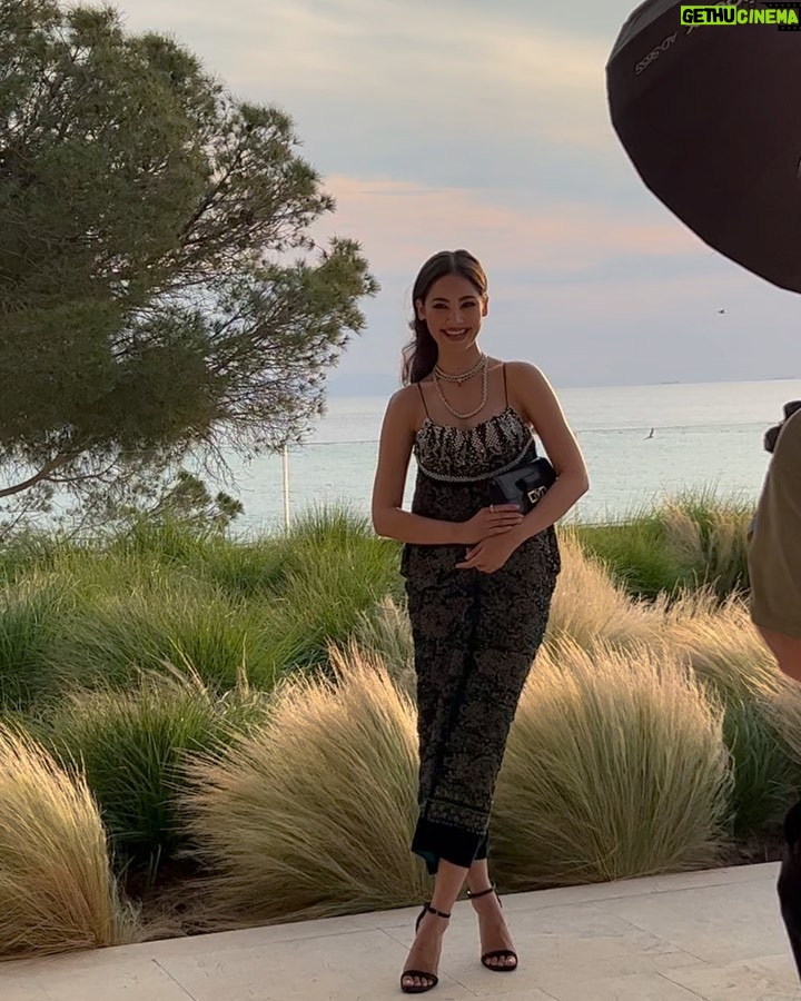 Urassaya Sperbund Instagram - What an experience 🫶🏼 dressed in stunninggg creations, bathed under the Greek sun, and being immersed into the beautiful world of @francescaamfitheatrof 💓 thank you so much for having me #lvdeeptime #lvhighjewelry