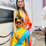 Ushasi Ray Instagram - Mandatory Saraswati pujo special chobi 💛💛🧡🧡 Kolkata