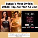 Ushasi Ray Instagram - Priceless moments...one of the best of my life..thank you @iwmbuzz for awarding me as Fashion Fresh Face of the year at #BengalsMostStylish..thanks for the love and support. Fairfield by Marriott Kolkata