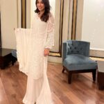 Ushna Shah Instagram – A Rizwan Beyg ensemble is the epitome of elegance; it is only fitting that he dressed Princess Di. His clothes can make anyone feel like royalty. Even when that anyone is exhausted and overwhelmed after a long day of travel and meeting her well wishers. Whether it is an actual princess of the world, walking back to her grand bedroom in palace halls after being showered with affection from millions, OR an ordinary woman, walking back to her hotel room through the lobby after being showered with affection from a small crowd in a mall: a Rizwan Beyg outfit is truly the icing on this delicious cake of princess-hood, whatever scale it may be on. 

Thank you to Giga group for hosting me and thank you to the beautiful folks of Pindi who came down to say hello, best Monday ever!
I am still reeling 🥰

#ushnashah #meetandgreet #gigamall