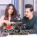 Ushna Shah Instagram – Heart to heart with Ushna Shah I Adnan Faisal Podcast @adnanfaysal @ushnashah #fhmpodcast #adnanfaisal