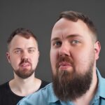 Valentin Petukhov Instagram - Нейросеть Lensa (которая всех того самого за сутки) нагенерила мне аватарок. Даже не знаю какую выбрать, помогайте.