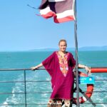 Valentina Shevchenko Instagram – Ferry ride back to main land from Samui Island. 🌴🥥🥰🌸🇹🇭🪷🕉️🧜🏻‍♀️ 

#Thailand #Samui #ferry Koh Samui Island, Thailand