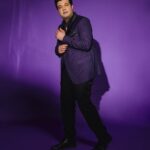Varun Sharma Instagram - 💜 styled by: @sheefajgilani outfit: @brahaanofficial team: @jhanvikhatwani_ 📸 : @mohitvaru HMU : @nileshskkushwaha @nadim_hairstylist Assisted by @iam_mannugiri