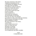 Verónica Lozano Instagram - César Mascetti se despidió de sus seres queridos con estas palabras . La muerte , la vida , el amor y la belleza confluyen para poner en palabras y de modo honesto y consciente el saber del partir , de irnos . Convivimos con esa idea de finitud , que muchas veces ignoramos o no aceptamos . Leer sus palabras , refuerza lo q ya se . Estamos de paso .. . Gracias César por tu simpleza , tu don de gente y tu huella en el periodismo. Por tus palomas , duraznos y rosas . Gracias @sanmihanovich por compartir esta belleza. Mónica preciosa te abrazo y beso 🕊❣️🌸💐