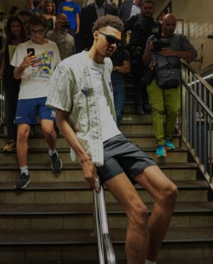 Victor Wembanyama Instagram - Very normal 24hours in NY