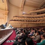 Vikas Khanna Instagram - What a history creating moment today. VIR DAS performed at the iconic Carnegie Hall in NY to a sold out audience. So much energy & brilliance on stage. This is not the first time Vir created history. On Nov 20th, he had won the International Emmy. More power to you brother for making India proud. XX 1. Vir enters the stage at the iconic @carnegiehall 2.3.4. Mesmerized audience 5. Standing applause for @virdas & @zarnagarg for 5 minutes. ❤️🥰 6.7. Backstage 8. Vir announced as a WINNER at Emmy 9. The king arrives & I shot it through Ekta Kapoor’s Emmy 10. Backstage