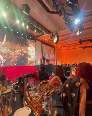 Vikas Khanna Instagram - What a history creating moment today. 
VIR DAS performed at the iconic Carnegie Hall in NY to a sold out audience. 
So much energy & brilliance on stage. 

This is not the first time Vir created history. On Nov 20th, he had won the International Emmy. 
More power to you brother for making India proud. 

XX

1. Vir enters the stage at the iconic @carnegiehall 
2.3.4. Mesmerized audience 
5. Standing applause for @virdas & @zarnagarg for 5 minutes. ❤️🥰
6.7. Backstage
8. Vir announced as a WINNER at Emmy
9. The king arrives & I shot it through Ekta Kapoor’s Emmy 
10. Backstage