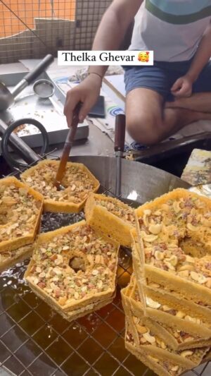 Vikas Khanna Instagram - Having cooking for almost 4 decades, I have to highlight the beauty, complexity & brilliance of Indian sweets. 
I’m in awe of perfect Gewar. I don’t know how to translate it in English; but roughly (Rajasthani Honeycomb Fritter). 

The texture is unmatched.

Credit - @sweetnessishq