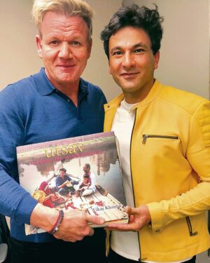 Vikas Khanna Instagram - Today December 2nd, 23 years ago I moved to the U.S. 
One of the biggest decisions I made in my life. 
Leaving everything that was mine & familiar to start all over again. 

Fell in love with Manhattan. It gave me the power to bring Indian Cuisine & Culture to the World’s biggest platforms. 

Some of the biggest highlights remain- 
1. Selling food on the streets of NY. 
2. Cooking at James Beard with my sister Radha behind me. 
3. Radha’s Graduation from FIT. 
4. Cooking for 4 American Presidents. 
5. Working with Gordon Ramsay. 
6. Working with my mentor-friend Eric Ripert 
7. Serving more than 80 Million Meals from NY during pandemic. 
8. Launching 41 books with the most varied subjects. 
9. Winning a Michelin Star
10. Standing applause for THE LAST COLOR at United Nations Headquarters.