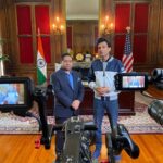 Vikas Khanna Instagram - To welcome Consulate General Mr. Randhir Jaiswal in New York, I hosted a lunch at my place 3.5 years ago. And today I attended his farewell party at @indiainnewyork In 23 years living in NY, I’ve hosted almost every diplomat….but Randhir ji & Abha ji are different. They are family. ❤️ And in years to come I saw their commitment to India & by embracing the soul of a nation & representing it with so much dignity & honor. During this time, he hosted several events from launching “Sacred Foods of India” to Zighrara perfume to Millets Dinners to Elements Chocolates to tribute to Lata Ji to Konark Wheel at Times Square to supporting @guneetmonga for Elephant Whisperers & hundreds of other events. He is a true friend & son of India. I'm getting too emotional to write about how he stood by me during Radhika's funeral. A true essence of a great leader is empathy & connection to soul. Sir, NY will miss you. Every. Single. Day. Wishing Abha ji, you & family lots of love, health & prosperity. Forever your fan & admirer. Vikas New York, New York