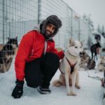 Vikram Barn Instagram - Out in Lapland snow turn red 😤 Merry Christmas! 🎄 Lapland, Finland