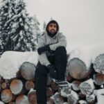 Vikram Barn Instagram - Out in Lapland snow turn red 😤 Merry Christmas! 🎄 Lapland, Finland