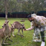 Vikram Barn Instagram - We met kangaroos! 🦘 Australia Zoo