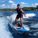Vikram Barn Instagram - Surfs up 🏄🏻‍♂️ Shoutout to @mrwoofless for the lessons 🙌🏽 Georgian Bay Islands National Park