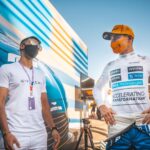 Vikram Barn Instagram - Glad I got to give @landonorris some tips for tomorrow 😂 Silverstone
