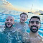 Vikram Barn Instagram - Ocean boys ft. my new friend 🌊 Barbados, Caribbean