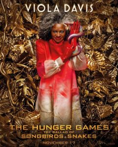 Viola Davis Instagram - In ONE WEEK, meet Dr. Volumnia Gaul!!! 🐍 What a joy it was to inhabit her….for a little while. @TheHungerGames