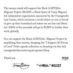 Virgil Abloh Instagram - building community atop the @off____white™ platform. “I Support All Forms of Love” ~ 100% of the proceeds will go to Black LGBTQIA+ Migrant Project to further their work, globally. @ayo_zuri and i are proud to announce the launch of the “I Support All Forms of Love” Pride capsule collection featuring special edition t-shirt and belt in order to raise awareness, honor LGBTQIA+ History Month activists and raise funds.  the money raised will support the Black LGBTQIA+ Migrant Project (BLMP @officialblmp): a Black Queer & Trans Migrant led independent organization sponsored by the Transgender Law Center, which envisions a world where no one is forced to give up their homeland and where we are free and liberated. you can support the Black LGBTQIA+ Migrant Project by amplifying their stories, shopping the “I Support All Forms of Love” Pride capsule collection or donating via link in their bio. — The capsule collection is available through the following channels with 100% proceeds going to @officialblmp: off---white.com @farfetch @off_____white_____miami @off___white___lasvegas @em___pty___gallery — activists c/o @aneiry_zapata96 @uche_onwa @kadecahe @ayo_zuri