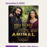 Vishal Mishra Instagram - #PehleBhiMain echoing globally 🌍What a Pre-Birthday Gift. Thank you for this love🙏🧿 Onwards & Upwards 🚀 ❤️‍🩹 #Animal #TeamWork