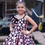 Vriddhi Vishal Instagram - It feels super royal to be dressed in this rock star ⭐ mirror structured gown from @shrinus_couture Just look at how that dress sways and stands out. We are completely mesmerized by this look on our angel. Make your little one feel extra special with these stunning custom made outfits from @shrinus_couture 📸 @abinprasad_cherthala Beutiful outfit @shrinus_couture #outfits #vriddhivishal #vriddhi #childartist #southindiancinema #picoftheday #❤️