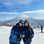 Vuthithorn Milintachinda Instagram - มุ้งมิ้งออนเดอะเมาน์เท่น Ski day with @woodytalk 🥰🥰 Grand HIRAFU ウェルカムカフェ