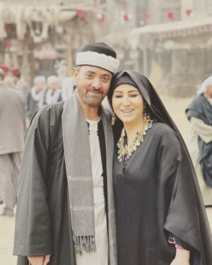 Wafaa Amer Instagram - جزيرة غمام مع ممثل من أهم زملاء الفن الجميل @fathyabdelwahabofficial