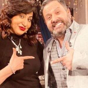 Wafaa Amer Instagram - شكرا اوربت شكرا إدوارد فنان رائع و إنسان أروع 
انا انبسط جدا 
شكرا نانسي المذيعة القمر 
و انتظروا مقلب وفاء في عمر فوزي