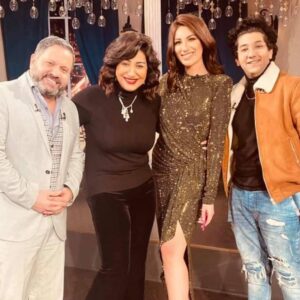Wafaa Amer Instagram - شكرا اوربت شكرا إدوارد فنان رائع و إنسان أروع 
انا انبسط جدا 
شكرا نانسي المذيعة القمر 
و انتظروا مقلب وفاء في عمر فوزي