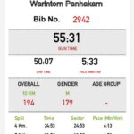Warintorn Panhakarn Instagram - สนุกมาก ! Event งานวิ่งเช้าวันนี้ ที่น่าจะมีครั้งเดียวในชีวิตที่ได้วิ่งบนรันเวย์สุวรรณภูมิ วิ่งก่อนเครื่องบินวิ่งอีก !! แฮปปี้อบอุ่นมากเลยได้เจอพี่ๆเพื่อนๆ ❤️🤗 … เป้าหมายวันนี้คือ เวลาต้องดีกว่า 51.41 คือเวลารอบที่แล้ว แต่อาการบาดเจ็บรบกวน ถึงเวลาก็แปะเทปแล้วใส่ให้สุด … วิ่งไป 5 โลแรกใสๆไม่มีอาการ เข้าโลที่ 6 เริ่มตึงๆ ตึงไปได้ไม่ถึง 100 เมตร อาการก็มาเต็ม ! เซ็งมากเลยตอนนั้น ผมหยุดวิ่งแล้วก็เดินเลย กดนาฬิกาที่จับเวลาทิ้งไปเลยช่างมันล่ะ นอยอ่า เดินไปซักแปป คิดในใจ แม่งอีกไกลเหมือนกันนะ 555 ก็เลยค่อยๆจ๊อก อ๋อออ แวะทุกโต๊ะวางน้ำ โฉบน้ำไม่มีพลาด เพราะหยุดวิ่งเลยเดินตั้งใจหยิบดื่มตั้งใจราดหัวให้ชุ่ม 555 เข้าป้าย 3 โลสุดท้าย ก็เอาว่ะ กดนาฬิกาอีกรอบ แล้วกัดฟันไปให้สุดเพราะต้องหยุดที่กายภาพตอนจบอยู่ดี 😂 ใส่สุดแรงสลับเดินๆตลอด 3 โลสุดท้าย มีกำลังใจส่งเสียงมาเรื่อยๆ ไอ้เราก็แบบต้องทำแอคให้หน้าดูไม่เหนื่อย แต่ไม่รอดอ่ะ ใครจะไปรู้ ด้วยพลังจากเครื่องบินรันเวย์ข้างๆ พาขาพังๆของผมจบ Chip time … 50.07 ! วู้วววว โคตรจะสะใจตัวเองอ่ะ ! ขอบคุณที่อ่านมาจนถึงตอนนี้ครับ ขอบคุณทุกๆกำลังใจระหว่างทางนะฮะ 🙏🏼❤️ เจอกันงานหน้าไม่รู้เมื่อไหร่ 😂 พี่ถนัดแค่ 10 ครับ 😁 #17032024 #การวิ่งสอนให้รู้ว่าการซ้อมไม่เคยโกหกใคร #ห้าโลแรกกล้ามเนื้อพาไปห้าโลถัดไปหัวใจล้วนๆ #The3rdrunwaysuvarnabhumicharityrun ขอบคุณ #AOT ด้วยหัวใจครับ 😊❤️ .