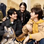 Weerayut Chansook Instagram - Festive vibes only! 🎁🎄🥳✨🦊❄️ @maisonkitsune @ppgroupthailand #maisonkitsunebangkok