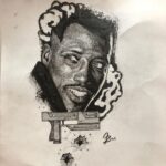 Wesley Snipes Instagram - Niceeeeee 🙌🏿 @jpagnam_art #BladeApproved #DayWalkerKlique