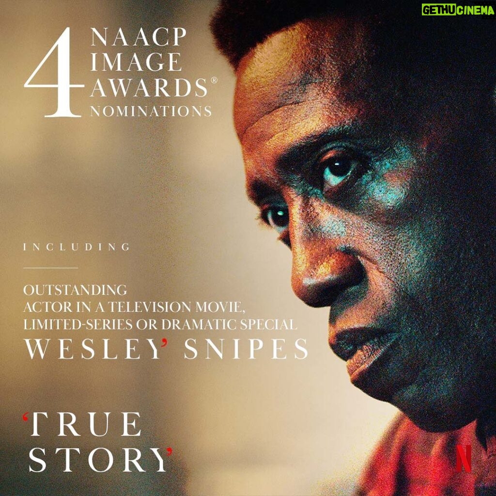 Wesley Snipes Instagram - THANK YOU to everyone who watched and shared so much positive feedback with us! @truestorynetflix #naacpimageawards #truestorynetflix