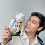 Wichapas Sumettikul Instagram - Morning with my babies. Kaniva wake up call 😽😽 #KanivaxBible #Kanivapetfood #ถูกใจคนรู้ใจแมว