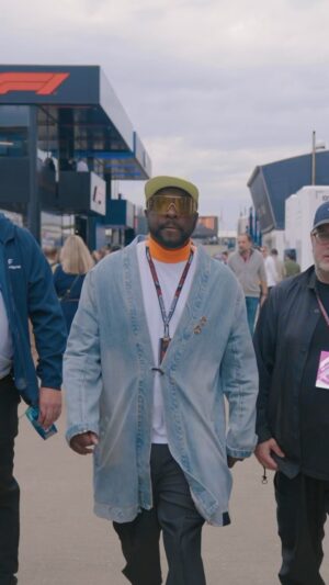 Will.i.am Instagram - Will.i.am is getting his #BritishGP started 🎉

Catch the @blackeyedpeas on the Chrome Main Stage tonight 👊

#F1 #Silverstone