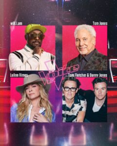 Will.i.am Instagram - Introducing your Superstar Coaches for 2024 and a Voice UK first… a double chair! ✌️🎤 #TheVoiceUK