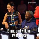 Will.i.am Instagram - After nine years standing side of stage, @emmawillisofficial has convinced @iamwill to swap places during a Blind Audition 🤩 #TheVoiceUK