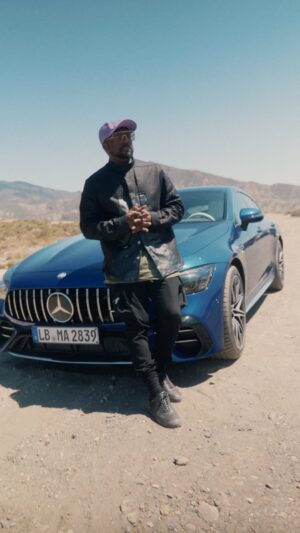 Will.i.am Instagram - Come through. It’s road trip time and @iamwill is bringing the action to Vegas.

SO POWERFUL. SO AMG.

#MercedesAMG #AMG #AMGThrill #SOAMG #RoarToVegas