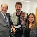 William Levy Instagram – Here is a picture of me receiving the Key to Broward County from Broward County Commissioner Senator Steve Geller and Broward County Administrator Monica Cepero.  I live in Broward, and regard it as a great honor to receive the Key to my County from two dedicated community servants.  I love Broward, and my County Commissioner District 5 #thankyou #browardcounty #blessed 🙏🏼 thank you Bina !!!