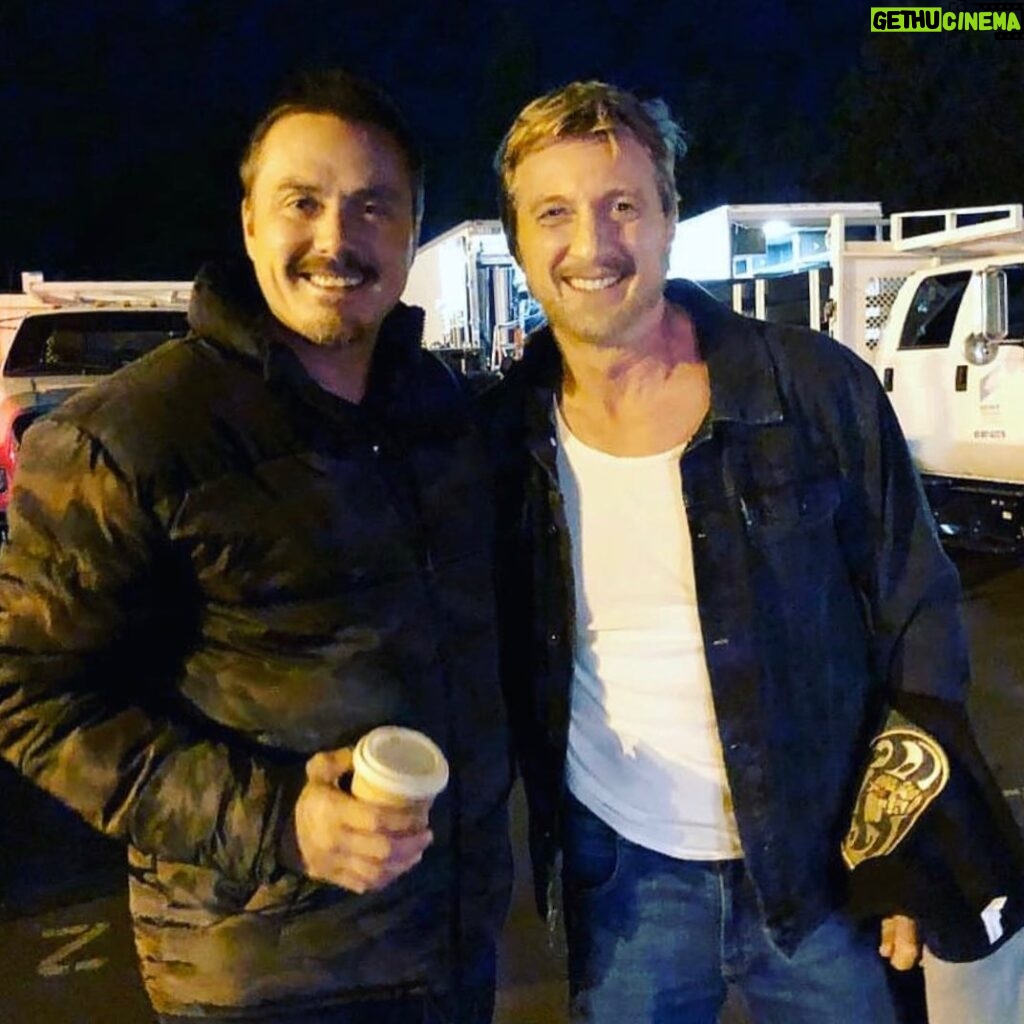 William Zabka Instagram - Throwback to the final day of filming #CobraKai S1 with my dear friend and rockstar manager @garyo77 Happy Birthday my man! Thanks for believing in me from day ONE — & cheers to the future! 👊🏻