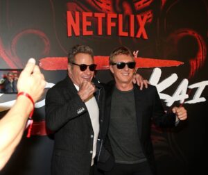 William Zabka Instagram - Great time at the Season 5 Premier of Cobra Kai last night! Your turn…. dropping at 12AM Pacific Time tonight DON’T BE LATE! 🦅