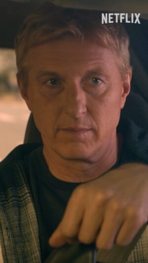 William Zabka Instagram - Anybody want a ride?  Please leave a ⭐️⭐️⭐️⭐️⭐️ review!!!!! I got bills to pay. Less than 2 days away…. #cobrakaiseason5 @cobrakaiseries @netflix