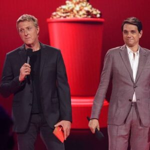 William Zabka Instagram - Fun night presenting at the @mtv Movie & TV Awards with the one & only Daniel LaRu... I mean @ralph_macchio !! 👊🏻 @cobrakaiseries @netflix