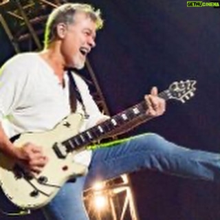 William Zabka Instagram - Such sad news about Eddie Van Halen. I met him backstage at the Hollywood Bowl in 2015. He handed me his guitar (which blew my mind) — then he taught me how to play “Ain’t talking bout love.” Van Halen was my first concert when I was 14 years old. I saw Eddie perform “Eruption” live. His guitar playing was from another planet and he did it effortlessly with a smile. What a legend. What a loss. My love and condolences to @janievanhalen and the Van Halen family. Thank you for sharing him with us #RIPEddieVanHalen 🎸🐐