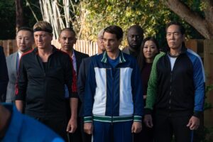 William Zabka Instagram - QUIET!!! One month til Season 5 — here’s a sneak peek! We'll be dropping new, badass content each week as we head to September 9th for more photos check out tudum.com #cobrakai #Season5 #netflix 🦅